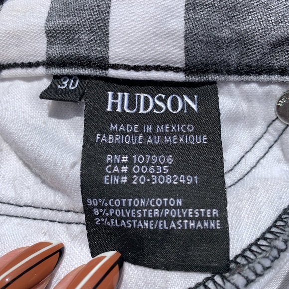 Hudson Jeans Barbara High Waist Ankle Super Skinny Jeans in Undertaking 30 - Picture 5 of 9